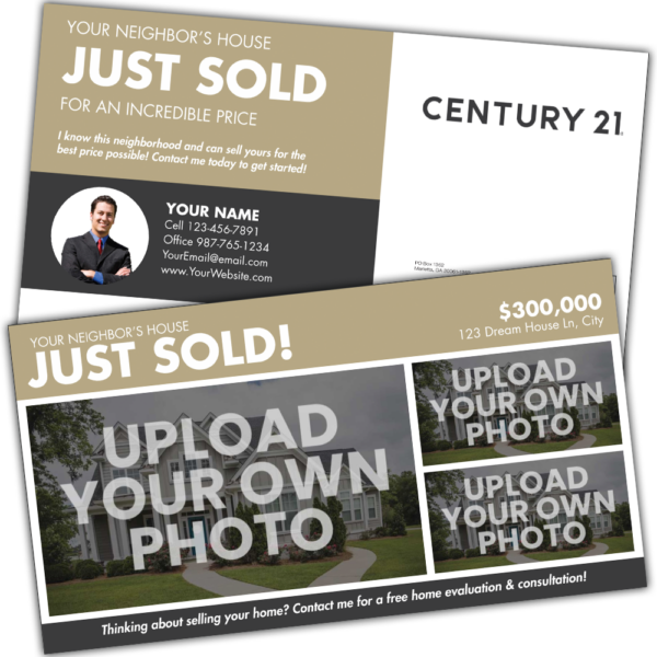 Just Sold Century 21 Postcard Template