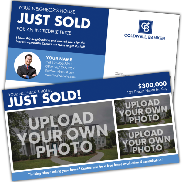 Just Sold Coldwell Banker Postcard Template