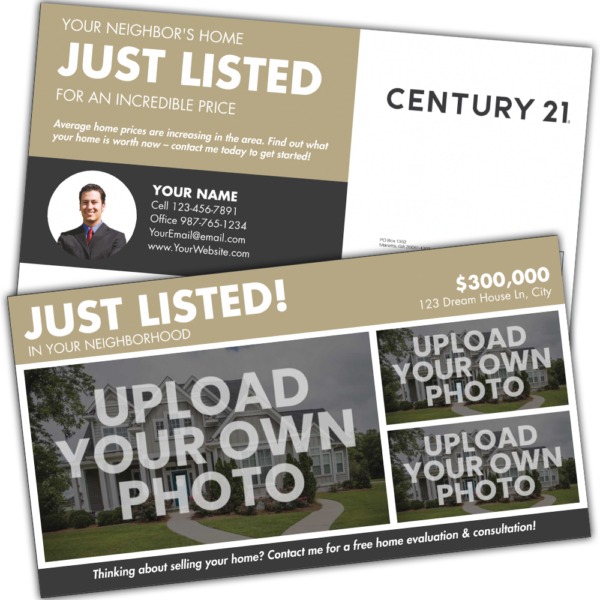 Just Listed - Century 21 Postcard Template