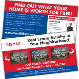 Just Listed - Market Research - REMAX Postcard Template